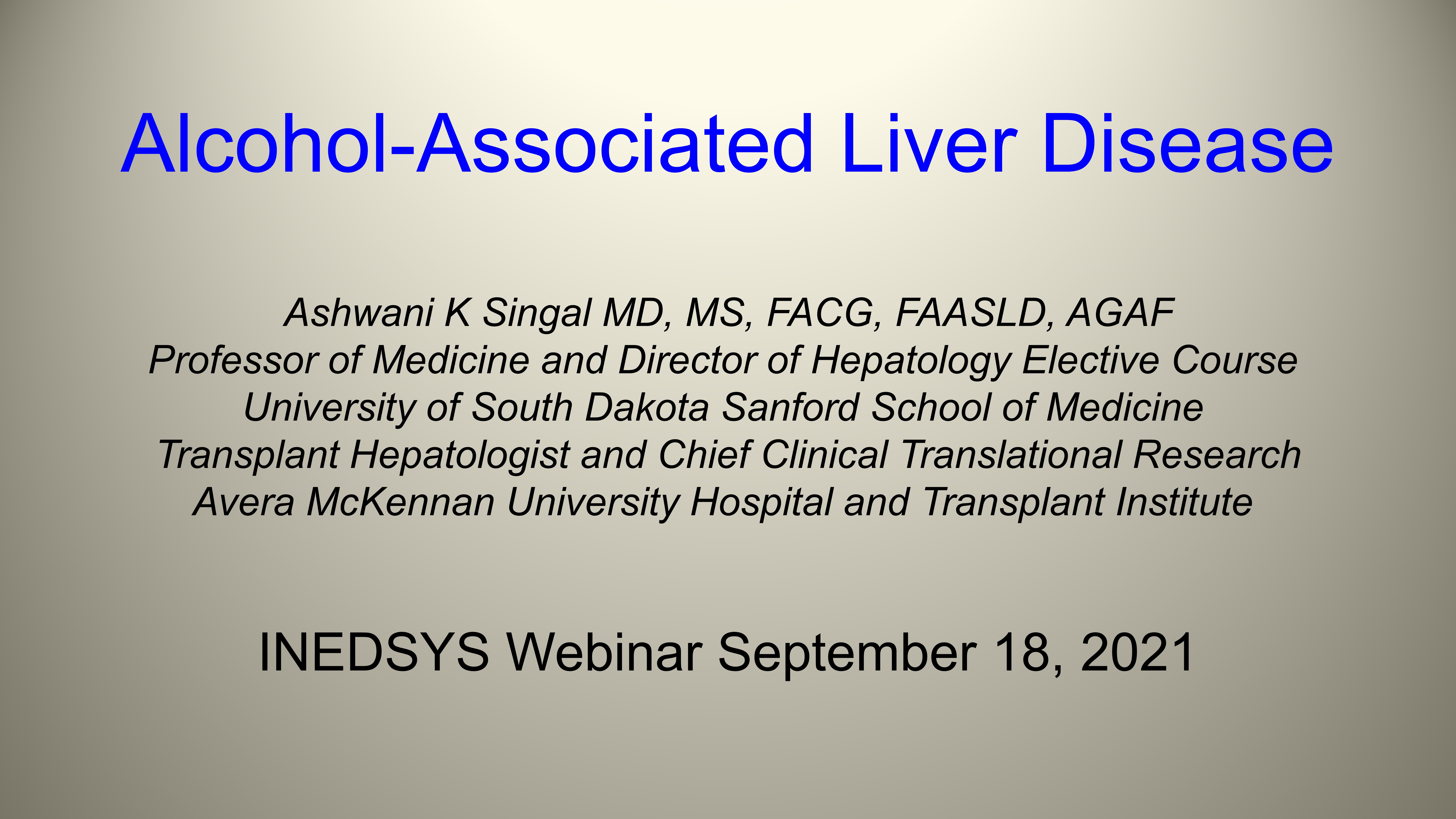 Alcohol-Associated Liver Disease